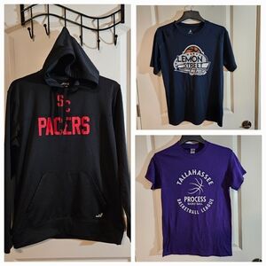 LOT (3) of AAU Basketball StreetBall City League Team Apparel